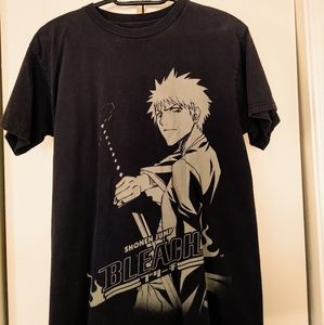 Black "Bleach" Anime T-shirt